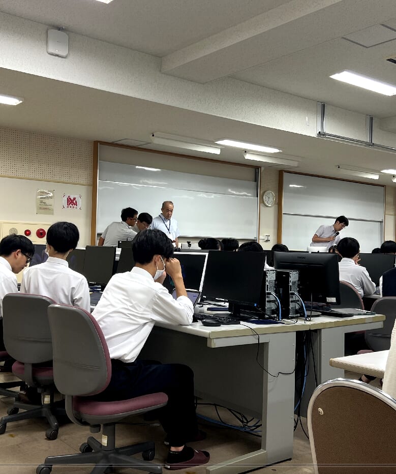 各務野高校にて AI研修授業をさせていただきました。